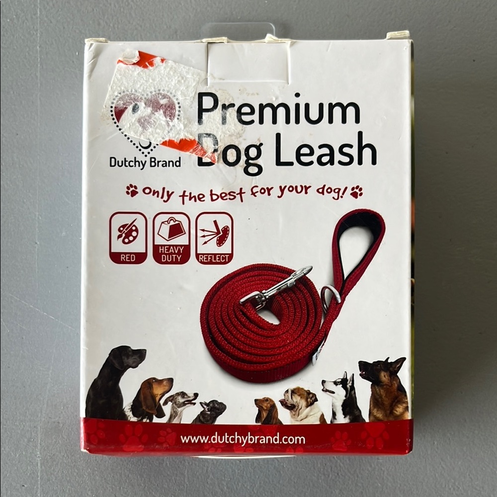 Red Premium Dog Leash